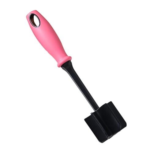 Fleischwolf - Gebogene Klingen Hitzebeständig 6 Hackfleischhackmaschine | Burgerpresse | Handfleischspatel | Multifunktionaler Küchenhelfer zum Rühren, Hacken und Kochen von Generisch