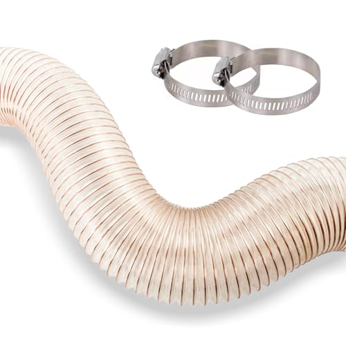Flexible, transparente Vakuumschlauchverlängerung für effiziente Staubsammlung in Holzwerkstätten und Werkstätten, verbessert die Trockner- und Vakuumleistung Flexible, transparente Vakuumschlauchverlängerung für effiziente Staubsammlung in Holzwerkstätten und Werkstätten, verbessert die Trockner- und Vakuumleistung von Generisch