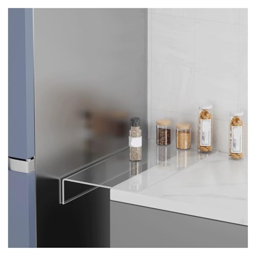 Flexible Acryl-Arbeitsplatten-Lückenabdeckung, dichtet Lücken zwischen Arbeitsplatten und Wänden ab, ideal für Küchen- und Kühlschrank-Seitenverkleidung von Generisch