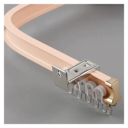 Flexible Deckenvorhangschiene, 67 m, verstellbare Schiebestange für Vorhänge, Wandmontage, gebogenes Design in Rosa, perfekt für Badezimmer- und Wohnzimmerdekoration Flexible Deckenvorhangschiene, 67 m, verstellbare Schiebestange für Vorhänge, Wandmontage, gebogenes Design in Rosa, perfekt für Badezimmer- und Wohnzimmerdekoration von Generisch