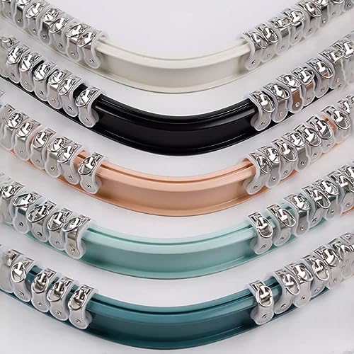 Flexible Gardinenstange, 3 m/4 m/6 m, Aluminium, gebogenes Design für Erkerfenster und Wohnmobile, Raumteiler, robuste Tragfähigkeit, einfach zu biegen und zu installieren von Generisch