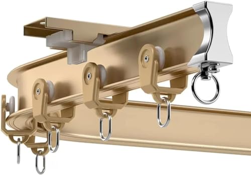 Flexible Raumteiler-Schiene, robuste Aluminium-Deckenhalterung für einfache Privatsphäre und Raumteilung von Generisch