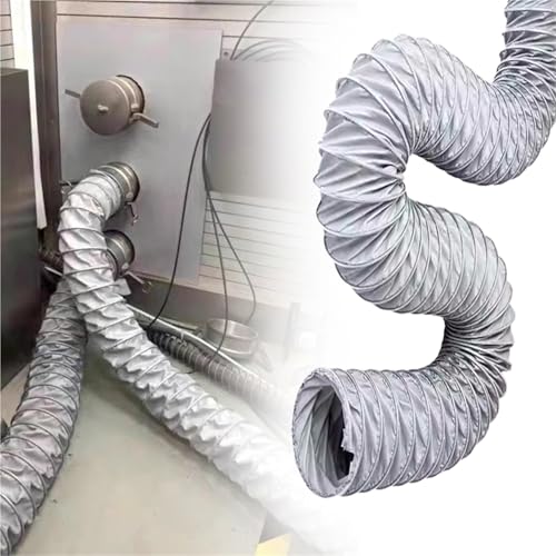 Flexibler Luftführungsschlauch für Trockner - 10,2 bis 30,5 cm hitzebeständiger Lüftungsk 10 m lang ideal für enge Räume & Werkstätten Effiziente Rauchabsaugung von Generisch