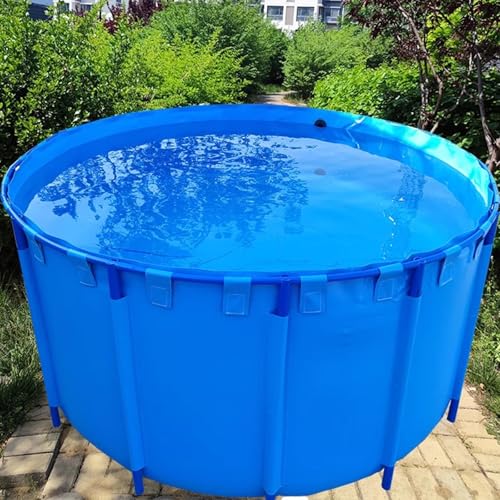 Flexibler PVC-Fischteich mit Stahlrahmen, großes faltbares Aquarium für landwirtschaftliche Bewässerung und Wasserspeicherung Flexibler PVC-Fischteich mit Stahlrahmen, großes faltbares Aquarium für landwirtschaftliche Bewässerung und Wasserspeicherung von Generisch