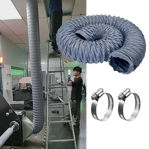 Flexibler Trockner-Luftkanalschlauch für Dunstabzugshaube, langlebig und einfache Installation, ideal für Lüftungsanlagen zu Hause von Generisch