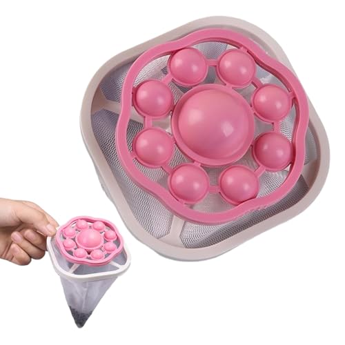 Floating Hair Filtering Mesh Removal, 6.69x3.74 Inches Reusable Washer Lint Remover, Multi-Function Washing Machine Hair Catcher Mesh Bag for Laundry, Pet, Dust von Generisch