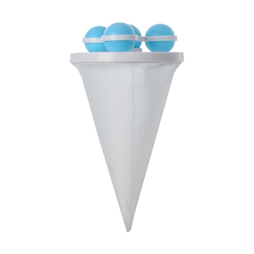 Floating Hair Filtering Mesh Removal, Wiederverwendbarer Tierhaarentferner, Filterbeutel Waschmaschine Haarentferner, Schwimmende Haarfilter-Netzentfernung (1, Blau) von Generisch