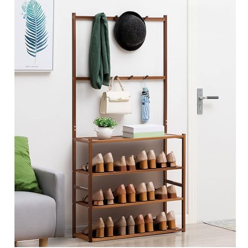 Flurbaum mit Regalen und Haken zur Aufbewahrung von Mänteln, Schuhen und Accessoires im Eingangsbereich Flurbaum mit Regalen und Haken zur Aufbewahrung von Mänteln, Schuhen und Accessoires im Eingangsbereich von Generisch