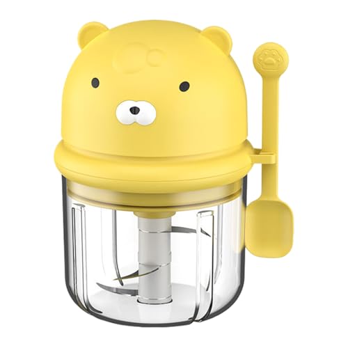 Food Chopper - Gelb Manuelle Küchenmaschine | hackerhandbuch | Handbetriebener Dicer & Mincer | Leicht Zu Reinigen Slicer | Handhielt Mini Chooper Für Zwiebelsalat -Knoblauch Und Früchte Food Chopper - Gelb Manuelle Küchenmaschine | hackerhandbuch | Handbetriebener Dicer & Mincer | Leicht Zu Reinigen Slicer | Handhielt Mini Chooper Für Zwiebelsalat -Knoblauch Und Früchte von Generisch
