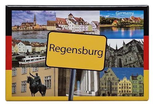 Foto Magnet Regensburg - Kühlschrankmagnet Fotomagnet Souvenir N·Euro·10 von Generisch