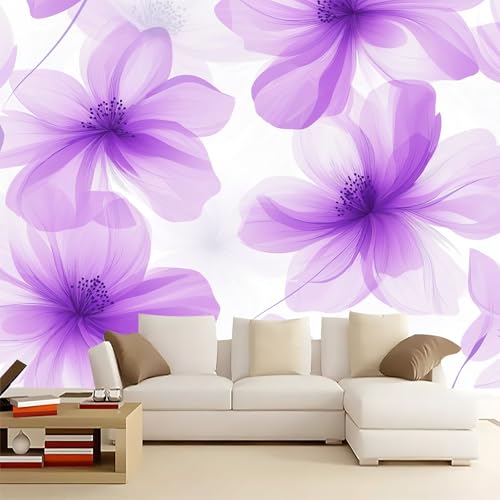 Foto Tapete Wandbild Hellviolette transparente Blüten 400x280 cm Tapete Vliestapete 3D Effekt Tapete Vlies Wandbild Wohnzimmer Schlafzimme Wanddekoration Fototapete Foto Tapete Wandbild Hellviolette transparente Blüten 400x280 cm Tapete Vliestapete 3D Effekt Tapete Vlies Wandbild Wohnzimmer Schlafzimme Wanddekoration Fototapete von Generisch