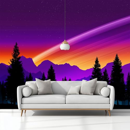 Fototapete 3D Effekt Digitale Kunst Meteorberge Und Bäume Tapete Fototapeten Vlies Tapeten 300 x 210 cm Vliestapete Wandtapete Moderne Wand Schlafzimmer Wohnzimmer Tapete Fototapete 3D Effekt Digitale Kunst Meteorberge Und Bäume Tapete Fototapeten Vlies Tapeten 300 x 210 cm Vliestapete Wandtapete Moderne Wand Schlafzimmer Wohnzimmer Tapete von Generisch