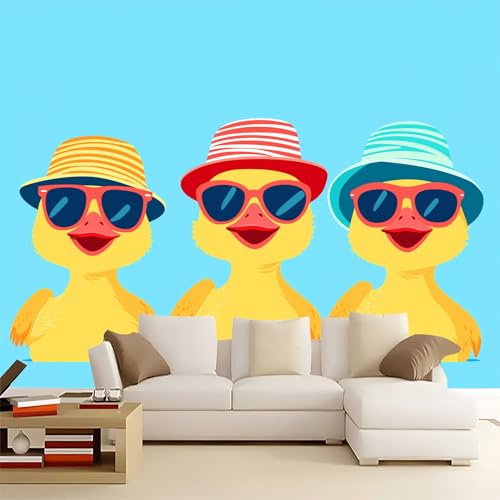 Fototapete 3D Niedliche Cartoon Ente 400x280 cm Vliestapete Wandbild Fototapeten Vlies Tapeten Wandtapete Schlafzimmer Wohnzimmer Kinderzimmer Moderne Wanddeko Fototapete 3D Niedliche Cartoon Ente 400x280 cm Vliestapete Wandbild Fototapeten Vlies Tapeten Wandtapete Schlafzimmer Wohnzimmer Kinderzimmer Moderne Wanddeko von Generisch