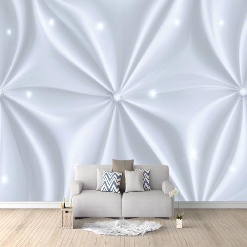 Fototapete 400 x 280 cm (B x H), Surrealismus 3D Elegant Exquisit Wandbild - Creme Wandposter für Wohnzimmer Schlafzimmer Kinderzimmer und Arbeitszimmer Dekoration von Generisch