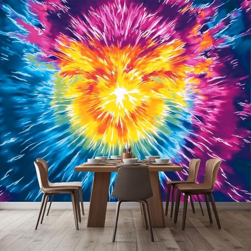 Fototapete Abstrakter Batik Hintergrund Vliestapeten, 400 x 280 cm 3D Effekt Tapeten für Schlafzimmer Wohnzimmer Küchen Wanddeko, Bunt Wirbel Motiv Wandbild dekoration Fototapete Abstrakter Batik Hintergrund Vliestapeten, 400 x 280 cm 3D Effekt Tapeten für Schlafzimmer Wohnzimmer Küchen Wanddeko, Bunt Wirbel Motiv Wandbild dekoration von Generisch