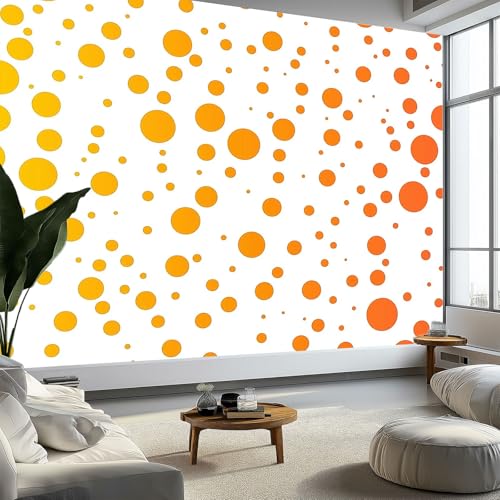 Fototapete Abstraktes Punktmuster B300 x H210 cm Vlies XXL Tapete, Gelb Gedrucktes Panorama Tapete Poster für Wohnzimmer Schlafzimmer TV-Hintergrund Wand Dekoration, UV-Beständig Geruchsfrei Fototapete Abstraktes Punktmuster B300 x H210 cm Vlies XXL Tapete, Gelb Gedrucktes Panorama Tapete Poster für Wohnzimmer Schlafzimmer TV-Hintergrund Wand Dekoration, UV-Beständig Geruchsfrei von Generisch