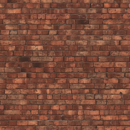 Fototapete Antik Ziegel Selbstklebende Tapete 44x1000 cm Textur Rot 3D Tapete Wandtapete Selbstklebend Tapete Kinderzimmer Mustertapete Klebetapete Wasserdicht von Generisch