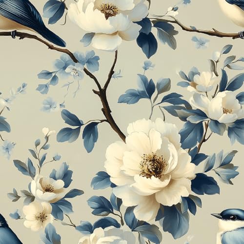 Fototapete Blumen Weiß Selbstklebende Tapete 44x1000 cm Chinesisch Retro 3D Tapete Wandtapete Selbstklebend Tapete Kinderzimmer Mustertapete Klebetapete Wasserdicht Fototapete Blumen Weiß Selbstklebende Tapete 44x1000 cm Chinesisch Retro 3D Tapete Wandtapete Selbstklebend Tapete Kinderzimmer Mustertapete Klebetapete Wasserdicht von Generisch