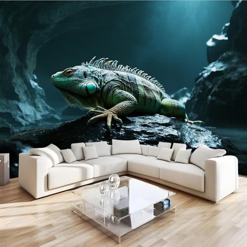 Fototapete Eidechse Tier 400x280 cm 3D Vliestapete Wandbilder, Stein Pool Mustertapete Moderne Wandtapete Wohnzimmer Schlafzimmer Kinderzimmer Büro Flur Wanddeko TV Hintergrund Tapete Fototapete Eidechse Tier 400x280 cm 3D Vliestapete Wandbilder, Stein Pool Mustertapete Moderne Wandtapete Wohnzimmer Schlafzimmer Kinderzimmer Büro Flur Wanddeko TV Hintergrund Tapete von Generisch