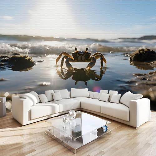 Fototapete Krabbe Strand Vliestapete Moderne Wandtapete Natur Landschaft Tapete Wohnzimmer Schlafzimmer Büro Flur Wanddeko Dekoration Wandbilder 3D Effekt Wand Tapeten 250x175 cm Fototapete Krabbe Strand Vliestapete Moderne Wandtapete Natur Landschaft Tapete Wohnzimmer Schlafzimmer Büro Flur Wanddeko Dekoration Wandbilder 3D Effekt Wand Tapeten 250x175 cm von Generisch