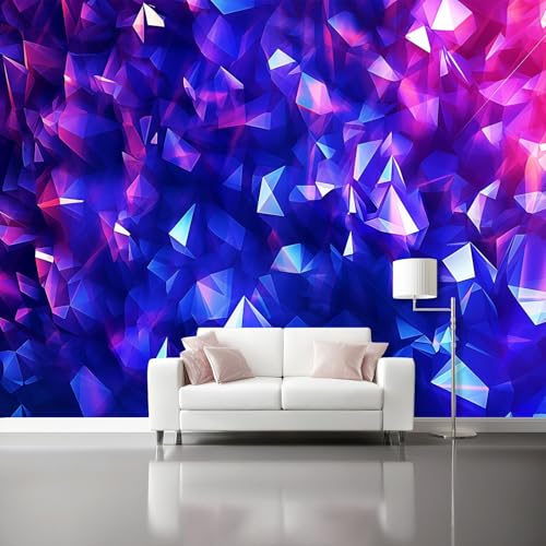 Fototapete Motivtapeten Blau-Lila - Foto Tapete Schlafzimmer Wohnzimmer Moderne Vliestapete Wandtapete Abstrakte Geometrische Technische Illustration Effekt Wand Dekoration, 400 x 280 cm Fototapete Motivtapeten Blau-Lila - Foto Tapete Schlafzimmer Wohnzimmer Moderne Vliestapete Wandtapete Abstrakte Geometrische Technische Illustration Effekt Wand Dekoration, 400 x 280 cm von Generisch