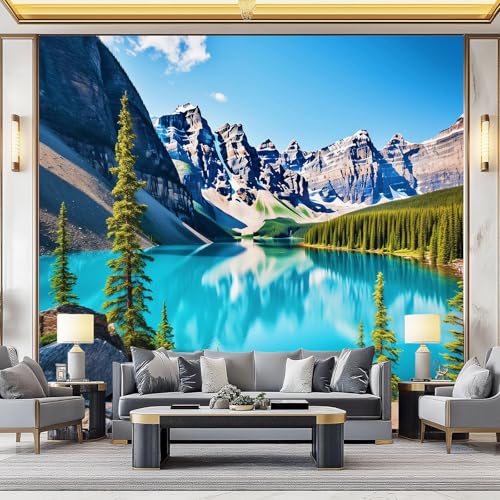 Fototapete Natur Park Insel - Fototapete Wanddekoration für Wohnzimmer Schlafzimmer, Blau Vliestapeten Kinderzimmer Modern Tapete Wandtapete Motivtapeten 350 x 256 cm Fototapete Natur Park Insel - Fototapete Wanddekoration für Wohnzimmer Schlafzimmer, Blau Vliestapeten Kinderzimmer Modern Tapete Wandtapete Motivtapeten 350 x 256 cm von Generisch