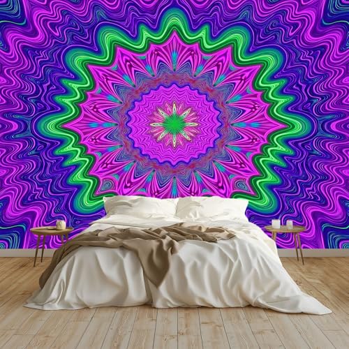 Fototapete Psychedelisches Mandala-Muster 400 x 280 cm Tapete Fototapeten Vlies Tapeten Wandtapete moderne Lila, für Wohnzimmer Schlafzimmer - Vliestapete Wandtapete Tapete 3D Effekt Fototapete Psychedelisches Mandala-Muster 400 x 280 cm Tapete Fototapeten Vlies Tapeten Wandtapete moderne Lila, für Wohnzimmer Schlafzimmer - Vliestapete Wandtapete Tapete 3D Effekt von Generisch