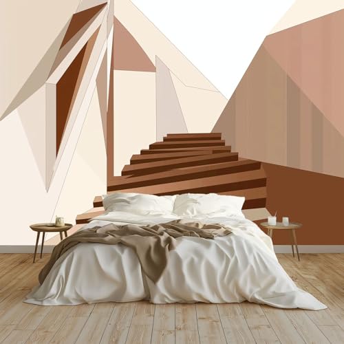 Fototapete Raum Abstrakt Treppe 350 x 256 cm XL Tapete Fototapeten Vlies Tapeten Wandtapete moderne Khaki, für Wohnzimmer Schlafzimmer - Vliestapete Wandtapete Tapete 3D Effekt Fototapete Raum Abstrakt Treppe 350 x 256 cm XL Tapete Fototapeten Vlies Tapeten Wandtapete moderne Khaki, für Wohnzimmer Schlafzimmer - Vliestapete Wandtapete Tapete 3D Effekt von Generisch