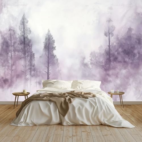 Fototapete Tintenwald Vliestapete Wohnzimmer Schlafzimmer 350x256 cm Vlies Tapete Art Wandtapete UV-Beständig Wanddekoration Tapete, Lila Grau Fototapete Tintenwald Vliestapete Wohnzimmer Schlafzimmer 350x256 cm Vlies Tapete Art Wandtapete UV-Beständig Wanddekoration Tapete, Lila Grau von Generisch