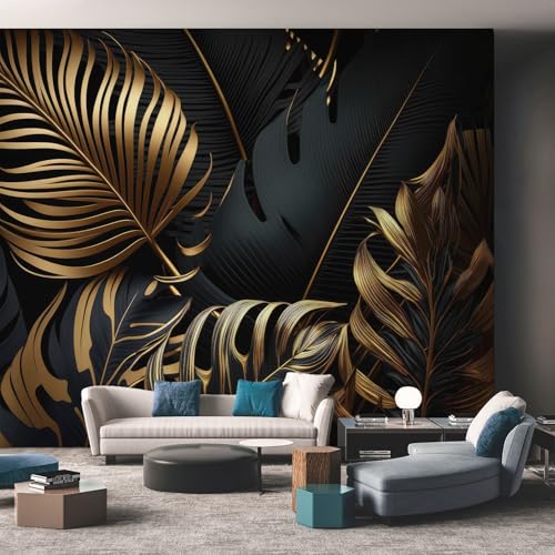 Fototapete Vlies Tapete Jahrgang Abstrakte Geometrie Fototapeten Vliestapete Tapeten Moderne Wandtapete, Wohnzimmer, Flur, TV Hintergrund Wandtapete Poster Bilder Wand Deko, 350 x 256cm (B×H) GH77 von Generisch