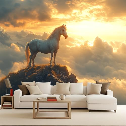 Fototapete wohnzimmer 450x315cm Geheimnisvolles Und Kaltes Pferd mustertapete Kostenlose Wild-Serie Wandbilder Ideal für DIY Kreatives Umgestalten Wohnzimmer Schlafzimmer Kinderzimmer Zuschneidbar Fototapete wohnzimmer 450x315cm Geheimnisvolles Und Kaltes Pferd mustertapete Kostenlose Wild-Serie Wandbilder Ideal für DIY Kreatives Umgestalten Wohnzimmer Schlafzimmer Kinderzimmer Zuschneidbar von Generisch