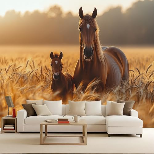 Fototapete wohnzimmer 500x280cm Warmes Pferd tapete schlafzimmer Wild Freedom-Serie Riesenposter Moderne Fototapeten 3D-Effekt Optische Täuschung Schlafzimmer Wohnzimmer Leicht anzubringen Fototapete wohnzimmer 500x280cm Warmes Pferd tapete schlafzimmer Wild Freedom-Serie Riesenposter Moderne Fototapeten 3D-Effekt Optische Täuschung Schlafzimmer Wohnzimmer Leicht anzubringen von Generisch