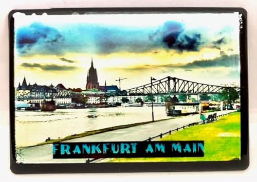 Frankfurt am Main Hessen Deutschland Kühlschrankmagnet Souvenir Reiseandenken Fridge Magnet von Generisch