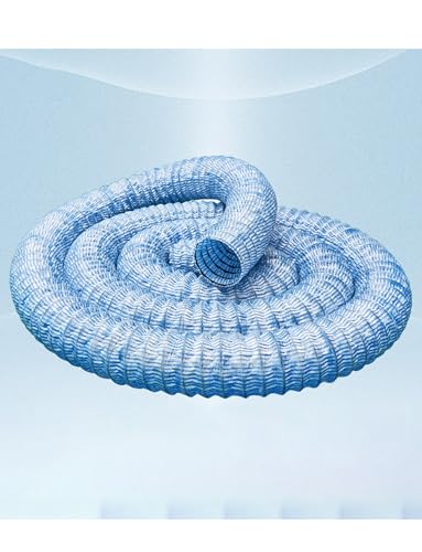 Französisches Drainagerohr – perforiert und flexibel mit Filtervlies for die Entwässerung von Hof, Rasen und Landschaft(30cm,1700cm) von Generisch