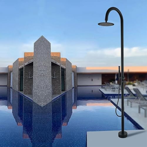 Freistehende Außenpooldusche Edelstahl Duschsäule mit 3 Funktionen Spray Rostbeständig und Langlebig für Hinterhof, Garten Freistehende Außenpooldusche Edelstahl Duschsäule mit 3 Funktionen Spray Rostbeständig und Langlebig für Hinterhof, Garten von Generisch