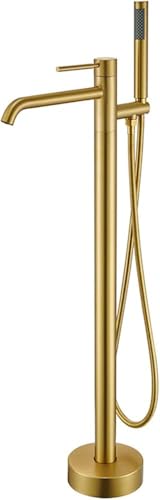 Freistehende Wannenarmatur Wasserfall Auslauf mit 360° Drehgriff für Badewanne Freistehende Wannenarmatur Wasserfall Auslauf mit 360° Drehgriff für Badewanne von Generisch