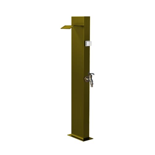 Freistehende Wasserhahnsäule aus 304 Edelstahl, vertikaler Gartenbewässerungspfosten mit Wasserhahn für Autowäsche und Landschaftsbau, grünes Bronze-Finish Freistehende Wasserhahnsäule aus 304 Edelstahl, vertikaler Gartenbewässerungspfosten mit Wasserhahn für Autowäsche und Landschaftsbau, grünes Bronze-Finish von Generisch