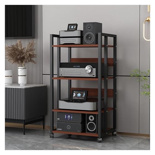 Freistehender Medienständer, mehrstöckiges Eck-Entertainment-Center für optimale Organisation von Audiokomponenten, perfekt für Wohnzimmer oder Club Freistehender Medienständer, mehrstöckiges Eck-Entertainment-Center für optimale Organisation von Audiokomponenten, perfekt für Wohnzimmer oder Club von Generisch