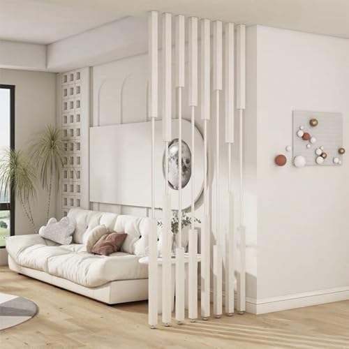 Freistehender Raumteiler, Sichtschutz für Innenräume, langlebiges Metalllamellen-Design für die Trennung von Haus und Büro Freistehender Raumteiler, Sichtschutz für Innenräume, langlebiges Metalllamellen-Design für die Trennung von Haus und Büro von Generisch