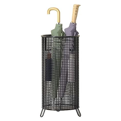Freistehender Schirmständer mit Abtropfschale und Haken, moderner Regenschirm-Halter für den Eingangsbereich, stilvolles durchbrochenes Design für Zuhause und Büro Freistehender Schirmständer mit Abtropfschale und Haken, moderner Regenschirm-Halter für den Eingangsbereich, stilvolles durchbrochenes Design für Zuhause und Büro von Generisch