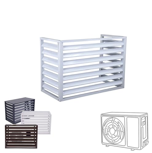 Freistehender Sichtschutz zum Verstecken von AC-Einheiten im Freien, langlebiges Aluminiumverbund-Design Freistehender Sichtschutz zum Verstecken von AC-Einheiten im Freien, langlebiges Aluminiumverbund-Design von Generisch