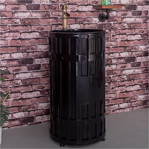 Freistehendes Waschbecken – Moderner Waschtisch mit Waschbecken und Wasserhahn für elegantes Dekor Freistehendes Waschbecken – Moderner Waschtisch mit Waschbecken und Wasserhahn für elegantes Dekor von Generisch