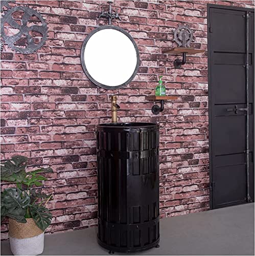 Freistehendes Waschbecken – Moderner Waschtisch mit Waschbecken und Wasserhahn für elegantes Dekor Freistehendes Waschbecken – Moderner Waschtisch mit Waschbecken und Wasserhahn für elegantes Dekor von Generisch
