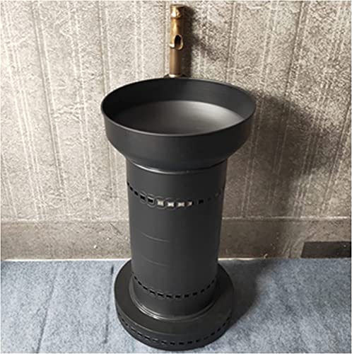 Freistehendes Waschbecken im Industriestil Waschtisch mit Waschbecken, inklusive Wasserhahn und Ablauf für moderne Badezimmer Freistehendes Waschbecken im Industriestil Waschtisch mit Waschbecken, inklusive Wasserhahn und Ablauf für moderne Badezimmer von Generisch