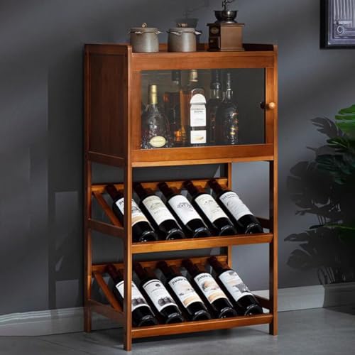 Freistehendes Weinregal aus Holz, für 28 Flaschen für elegante Aufbewahrung und Präsentation in Küche, Esszimmer oder Keller Freistehendes Weinregal aus Holz, für 28 Flaschen für elegante Aufbewahrung und Präsentation in Küche, Esszimmer oder Keller von Generisch
