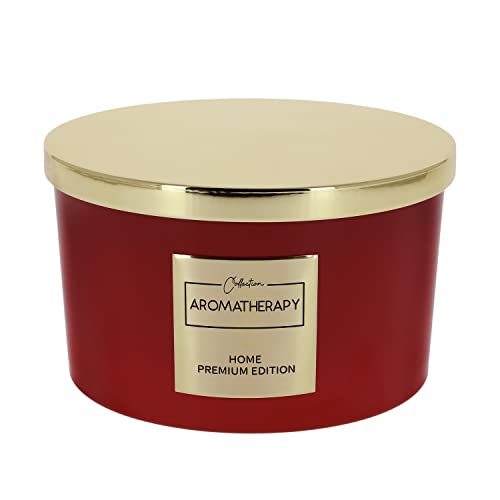 Frische Baumwolle - Fresh Cotton - Große 3-Docht Duftkerze im Glas - Windlicht - Aromakerze - XXL Glas - SPA - Rotes Kerzenglas - Glas Wiederverwendbar - Entspannung pur - 400g Frische Baumwolle - Fresh Cotton - Große 3-Docht Duftkerze im Glas - Windlicht - Aromakerze - XXL Glas - SPA - Rotes Kerzenglas - Glas Wiederverwendbar - Entspannung pur - 400g von Generisch