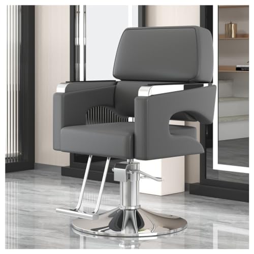 Friseurstuhl - Verstellbarer Friseurstuhl mit Fußstütze, 360 Grad drehbar, hydraulisch für Salon und Kosmetikstudio Friseurstuhl - Verstellbarer Friseurstuhl mit Fußstütze, 360 Grad drehbar, hydraulisch für Salon und Kosmetikstudio von Generisch