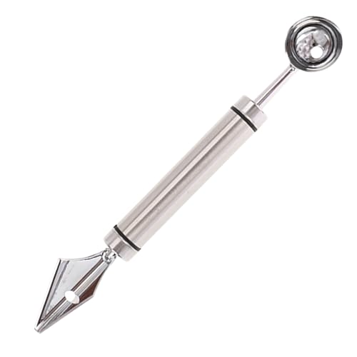 Fruchtausstecher Und Kugelformer,Edelstahl Doppelkopf Obstkugelformer,Löffel Für Dessert Küche Melone Pitaya Kiwi - Butter Birne Servieren von Generisch