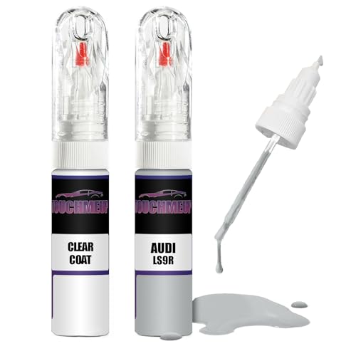 Für Audi GLETSCHERWEISS LS9R + Klarlack Ausbesserungslack Fix Kit Für Audi GLETSCHERWEISS LS9R + Klarlack Ausbesserungslack Fix Kit von Generisch
