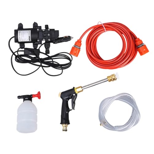 Für Hochdruck-Bewässerung, Autowaschpumpen-Set | Reinigungswerkzeug mit Pumpenschlauch und Flasche für Autos, Haustiere, Garten, Terrasse im Freien Für Hochdruck-Bewässerung, Autowaschpumpen-Set | Reinigungswerkzeug mit Pumpenschlauch und Flasche für Autos, Haustiere, Garten, Terrasse im Freien von Generisch
